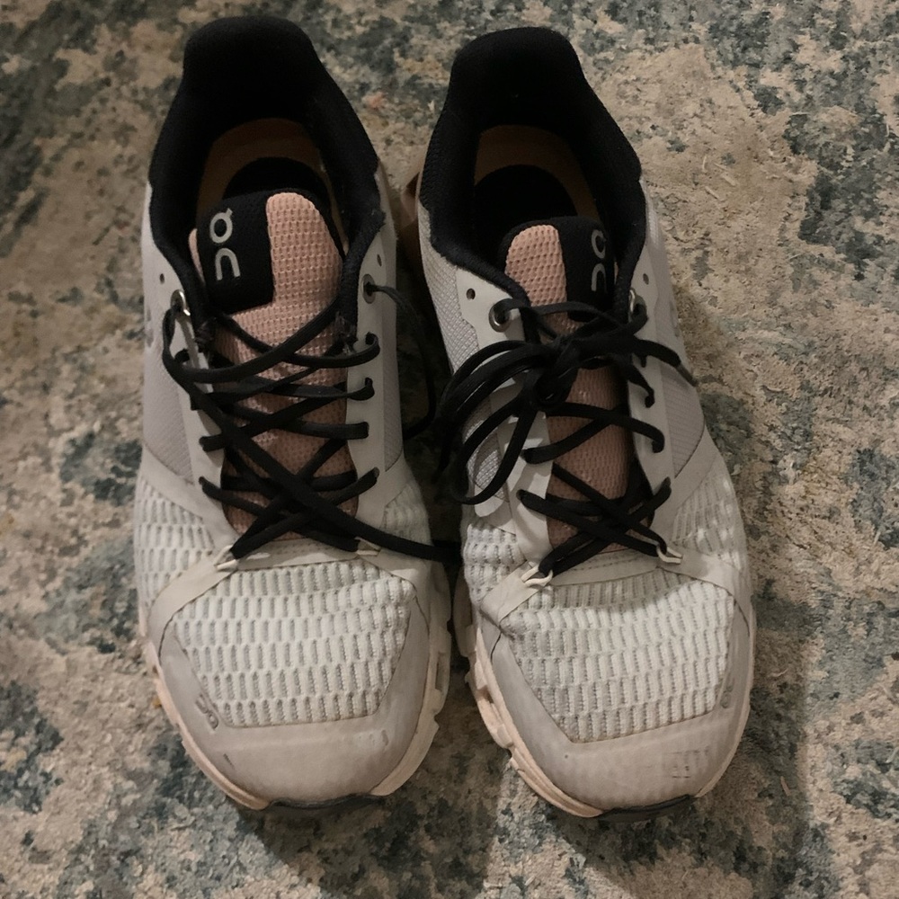 On Running Women’s Black and White Athletic Shoes